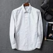 man dior chemises coton slim fit chemise long sleeves dior man france di1805